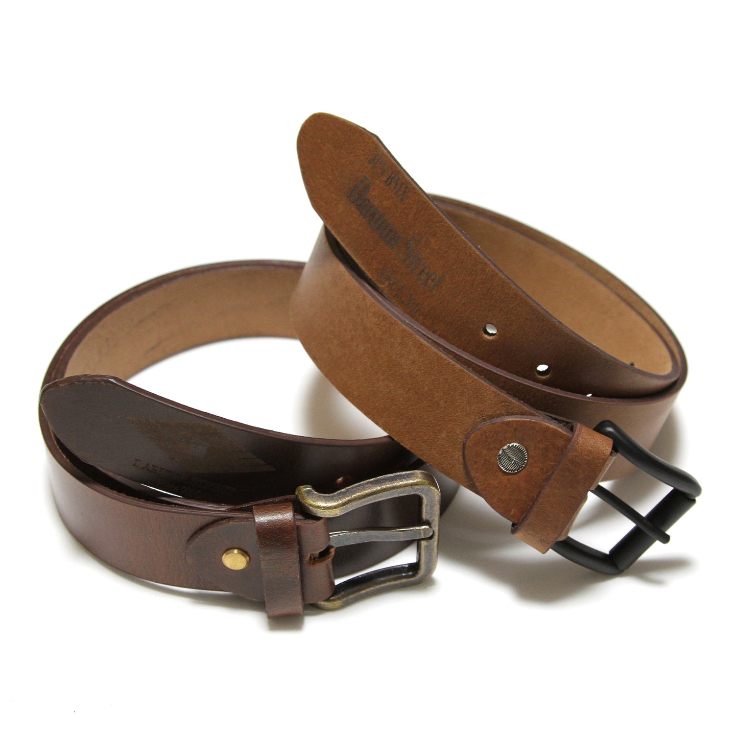 DARUMA STREET - Leather Belt/Light Brown