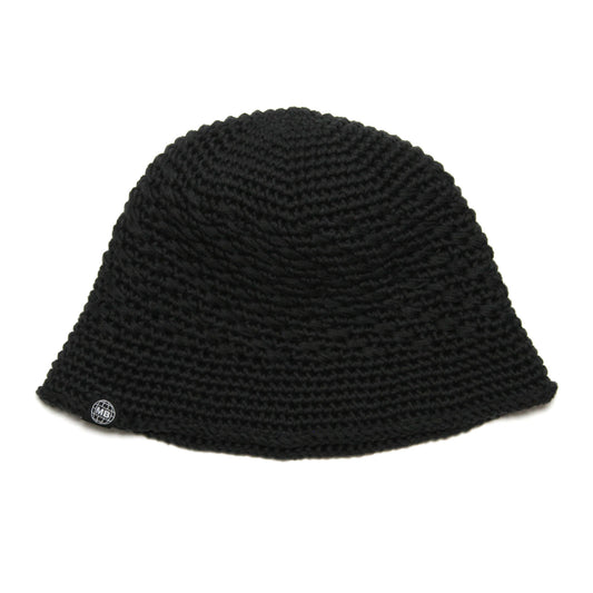 MOTO-BUNKA - Knit Crochet Hat/Black