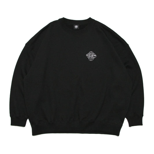 MOTO-BUNKA X DOOMED - Web Cross Sweatshirt/Black