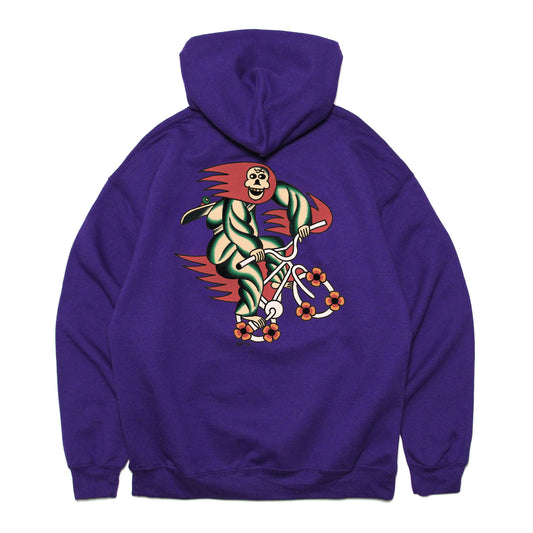 MOTO-BUNKA X LOOP MAGAZINE - MOTO-LOOP LIMITED Hoodie/Purple