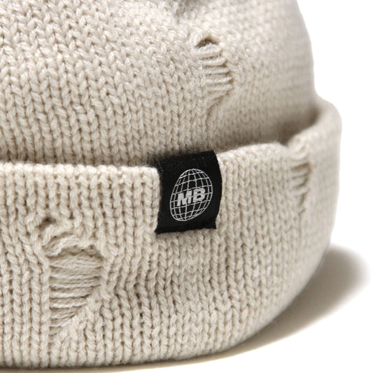 MOTO-BUNKA - Ripped Knit/Beige