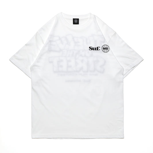 SUF X MOTO-BUNKA - TWELVE ON THE STREET T-Shirt/White
