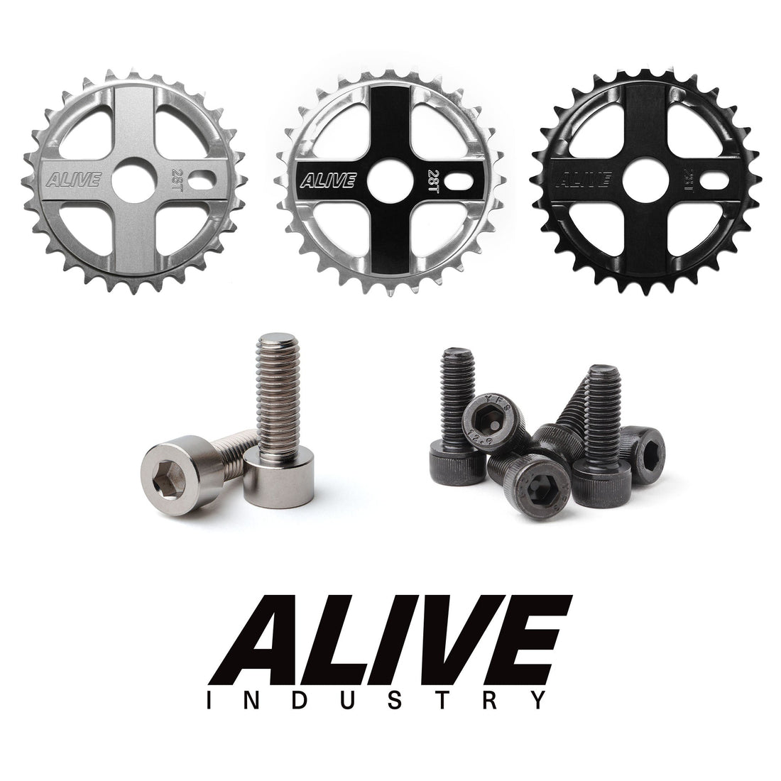 [新発売] ALIVE INDUSTRY｜国産スプロケットと高品質ステムボルト発売！