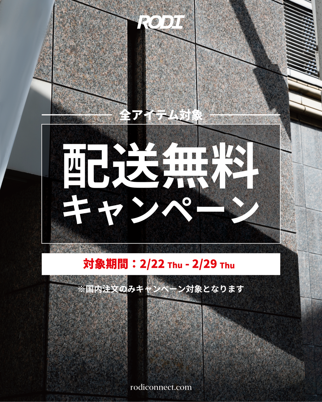 配送無料キャンペーン開催中！