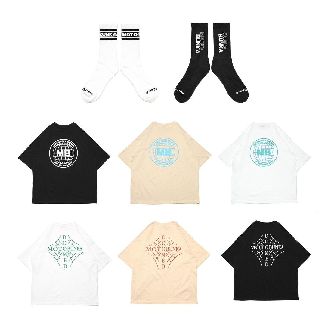 [新発売] MOTO-BUNKA｜高品質ソックス＆定番Tシャツが発売中！