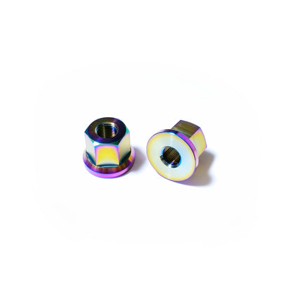 OKESA [P-SPEC] - Ti Front Hub Nut (2pcs)
