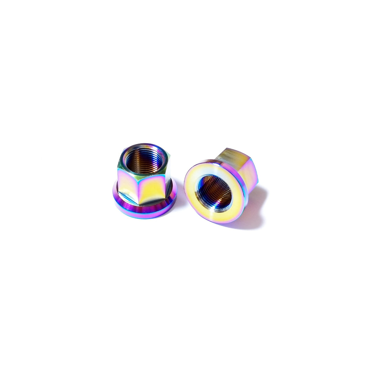 OKESA [P-SPEC] - Ti Rear Hub Nut (2pcs)