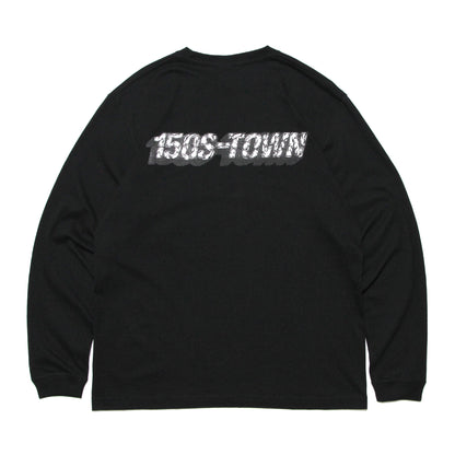 150S-TOWN - OG Logo Long Sleeve T-Shirt/Black