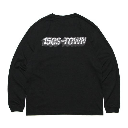 150S-TOWN - OG Logo Long Sleeve T-Shirt/Black