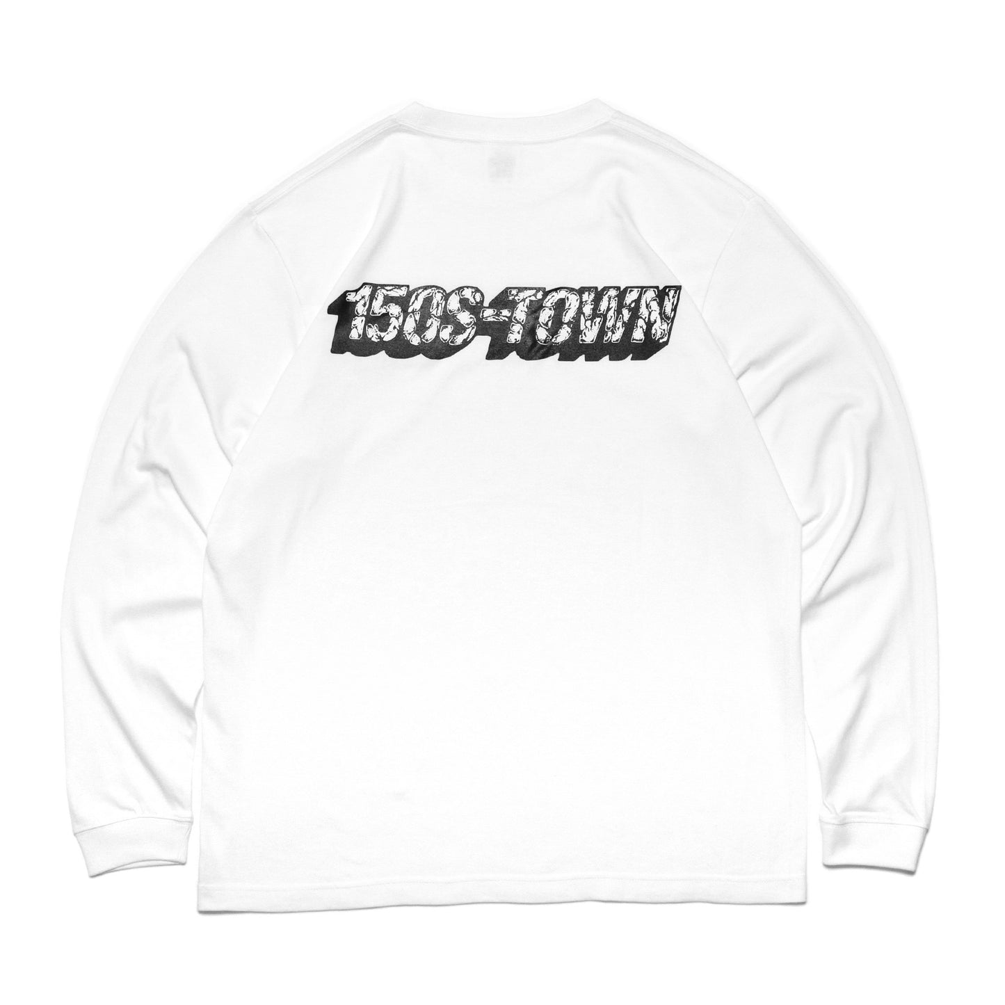 150S-TOWN - OG Logo Long Sleeve T-Shirt/White