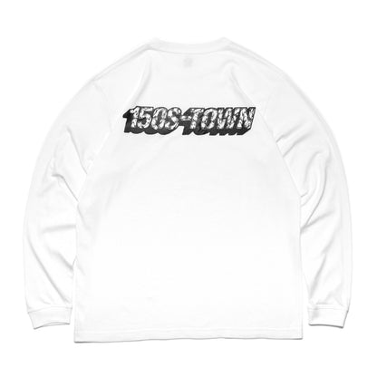 150S-TOWN - OG Logo Long Sleeve T-Shirt/White