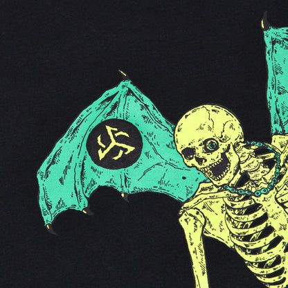ALIVE INDUSTRY X MOTO-BUNKA - Limited Collaboration T-Shirt Designed by Hirotton/Black