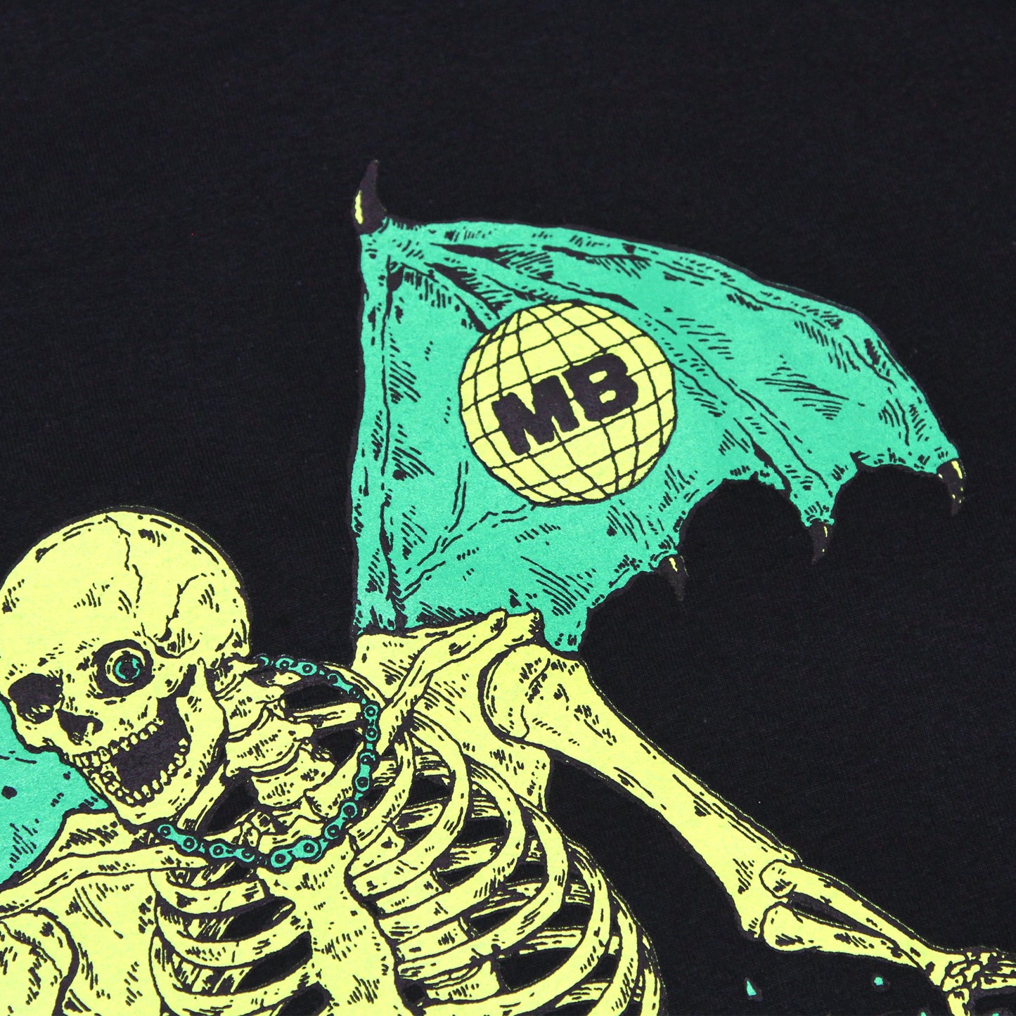 ALIVE INDUSTRY X MOTO-BUNKA - Limited Collaboration T-Shirt Designed by Hirotton/Black