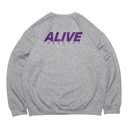 ALIVE INDUSTRY - 22 Logo Sweatshirt/Grey