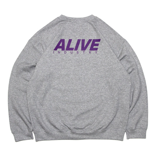 ALIVE INDUSTRY - 22 Logo Sweatshirt/Grey