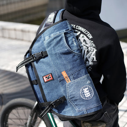 CHROME X MOTO-BUNKA - HEAVIES DENIM Up Cycle Mini Metro/Blue