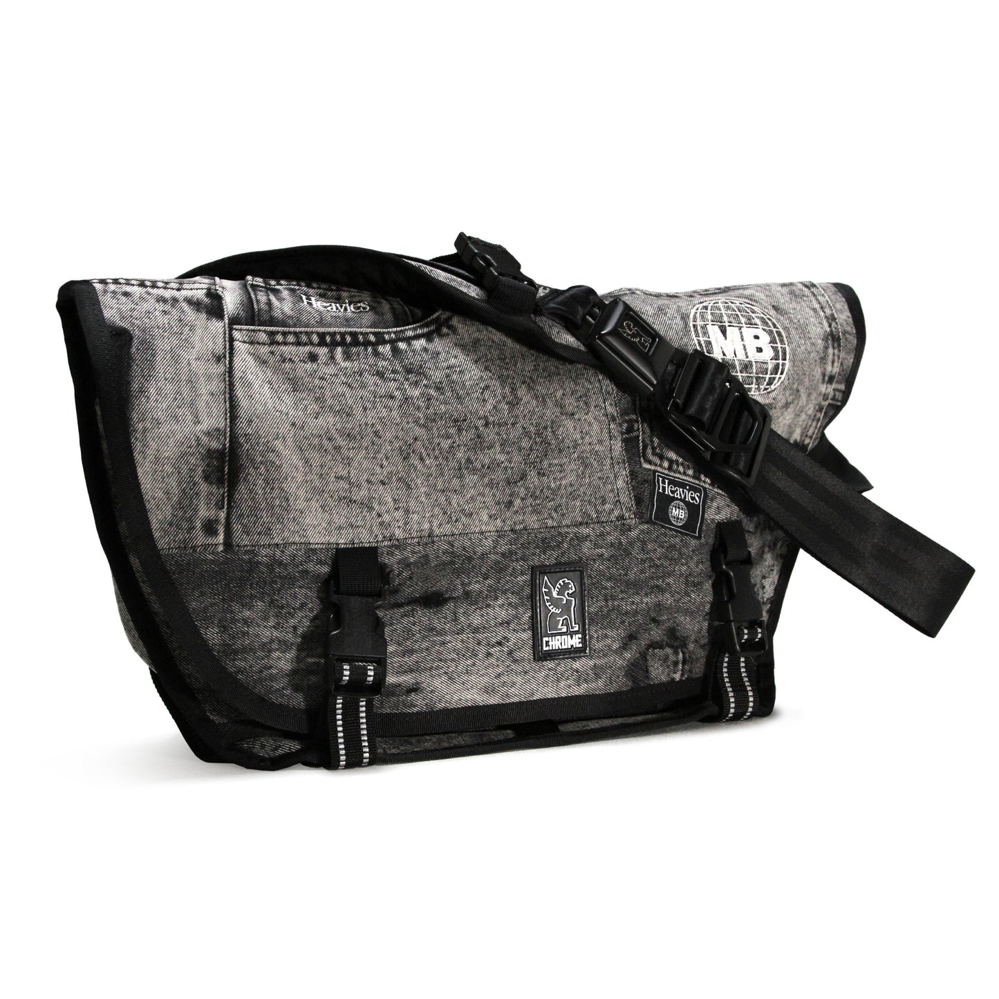 CHROME X MOTO-BUNKA - HEAVIES DENIM Up Cycle Mini Metro/Washed Black