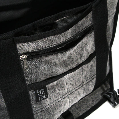 CHROME X MOTO-BUNKA - HEAVIES DENIM Up Cycle Mini Metro/Washed Black