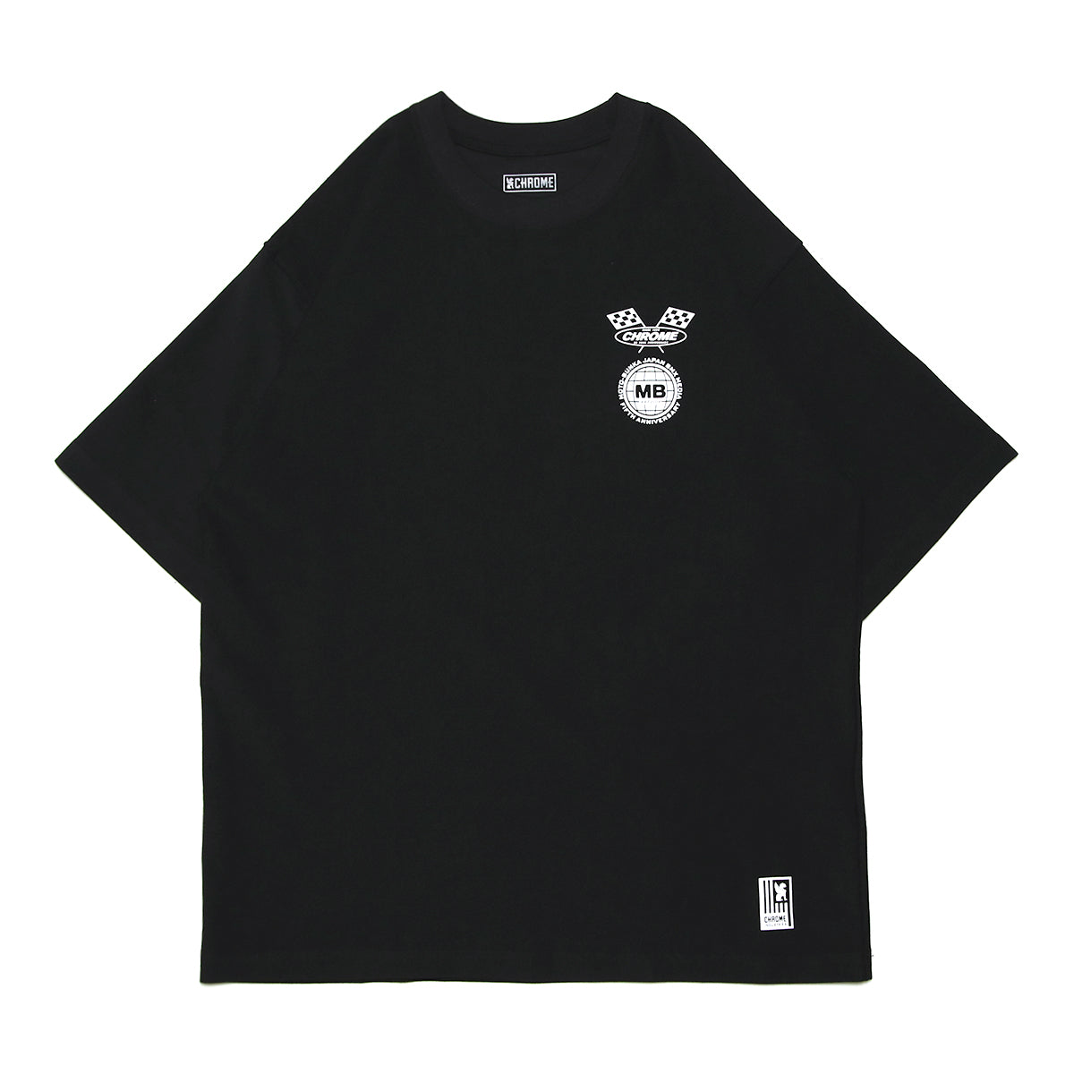 CHROME X MOTO-BUNKA - Anniversary Collab T-Shirt/Black
