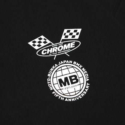 CHROME X MOTO-BUNKA - Anniversary Collab T-Shirt/Black