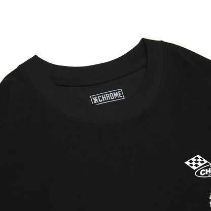 CHROME X MOTO-BUNKA - Anniversary Collab T-Shirt/Black