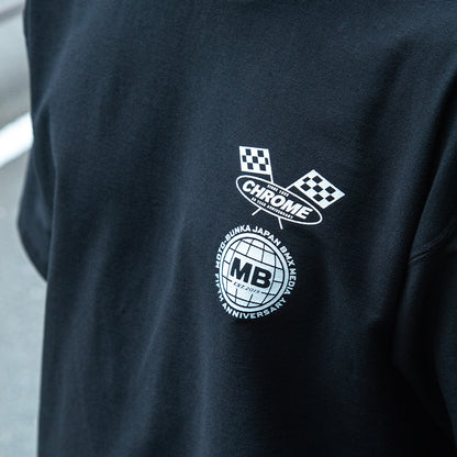 CHROME X MOTO-BUNKA - Anniversary Collab T-Shirt/Black