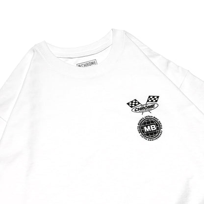 CHROME X MOTO-BUNKA - Anniversary Collab T-Shirt/White