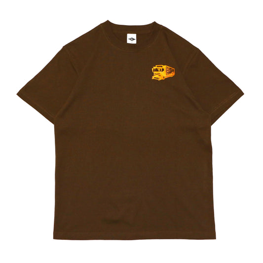 DARUMA STREET - J.I.C T-Shirt/Dark Brown
