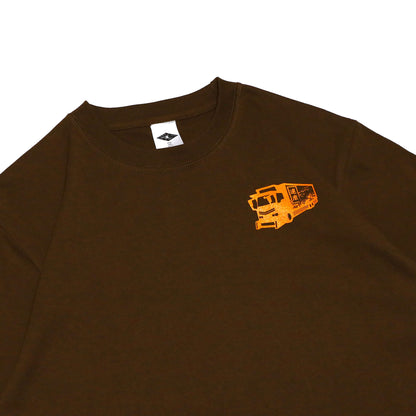 DARUMA STREET - J.I.C T-Shirt/Dark Brown
