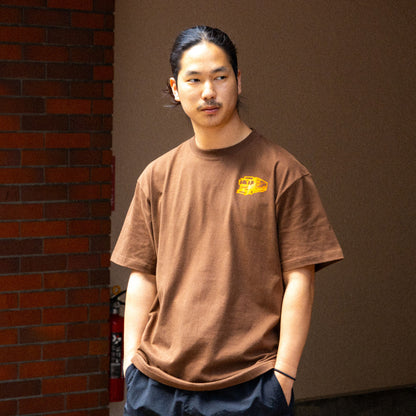 DARUMA STREET - J.I.C T-Shirt/Dark Brown