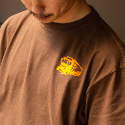 DARUMA STREET - J.I.C T-Shirt/Dark Brown