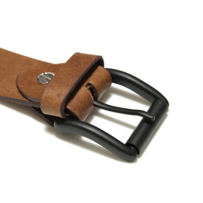 DARUMA STREET - Leather Belt/Light Brown