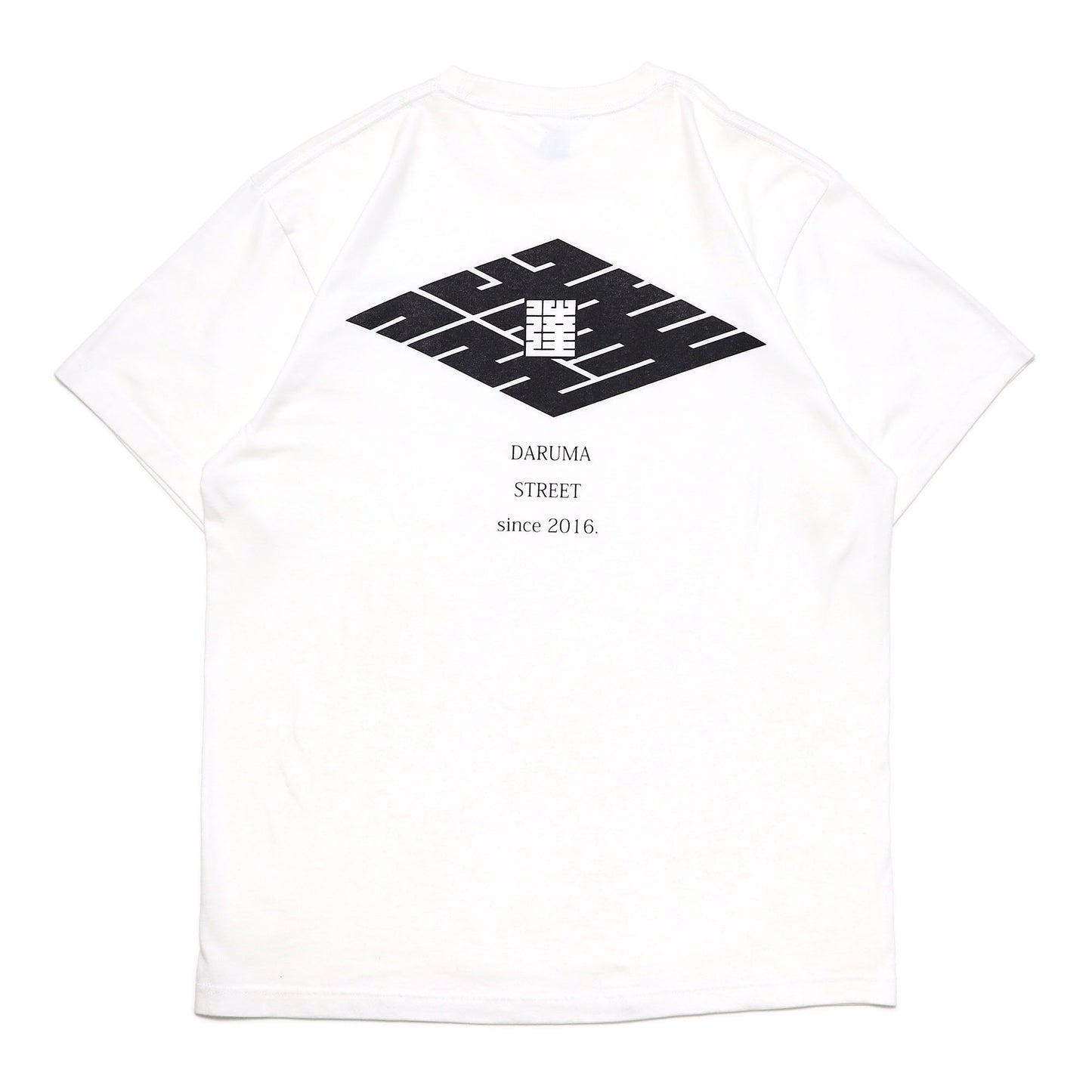 DARUMA STREET - Logo T-Shirt/White