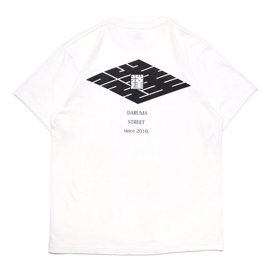 DARUMA STREET - Logo T-Shirt/White