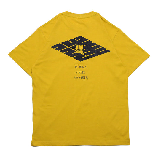 DARUMA STREET - Logo T-Shirt/Yellow