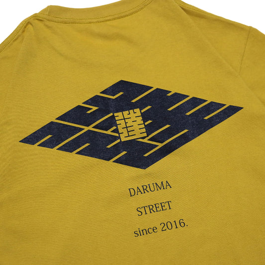 DARUMA STREET - Logo T-Shirt/Yellow
