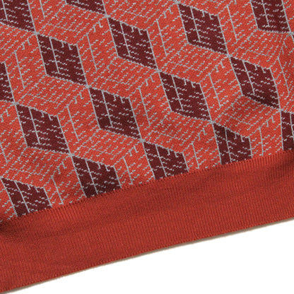 DARUMA STREET - Cube Logo Sweater/Brown