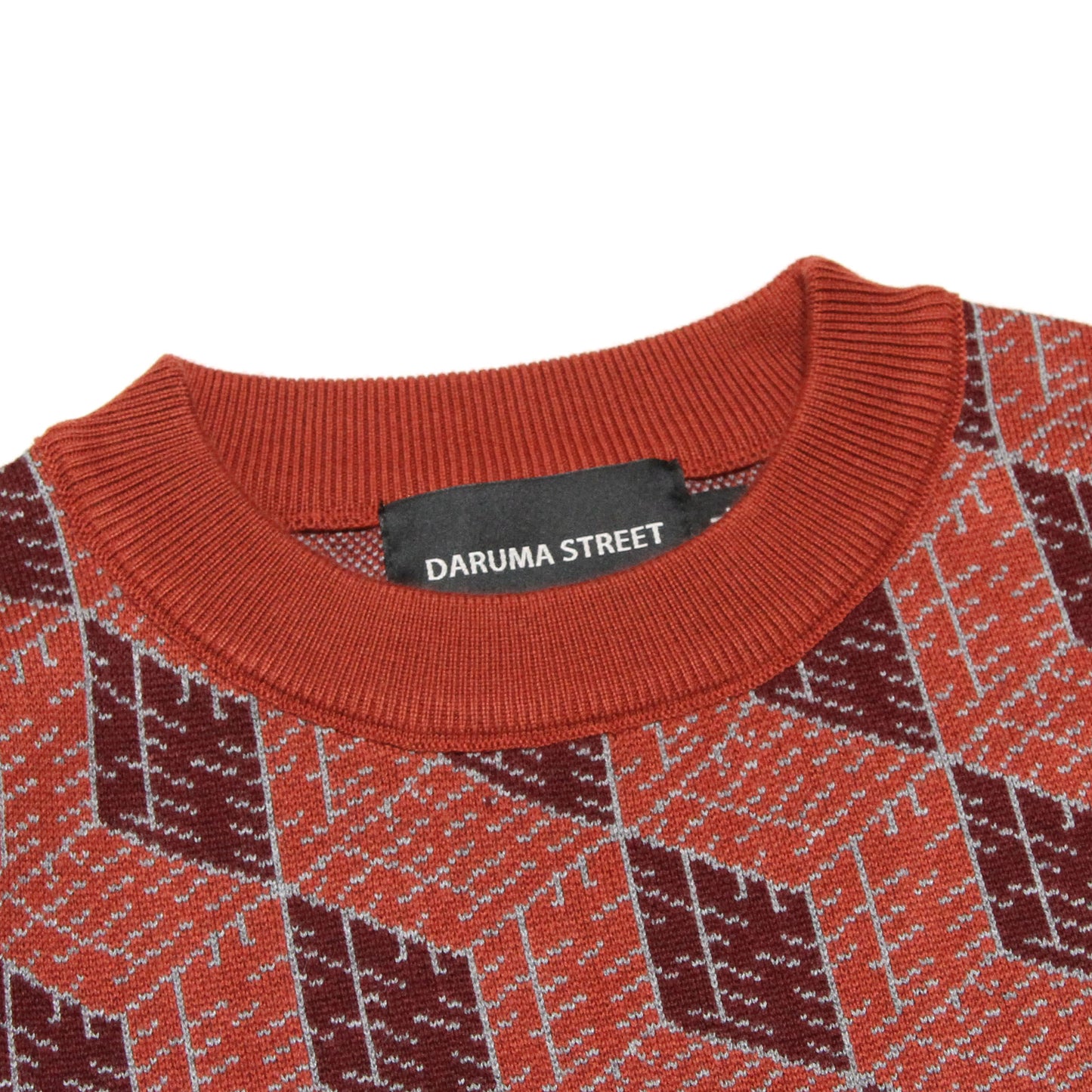 DARUMA STREET - Cube Logo Sweater/Brown