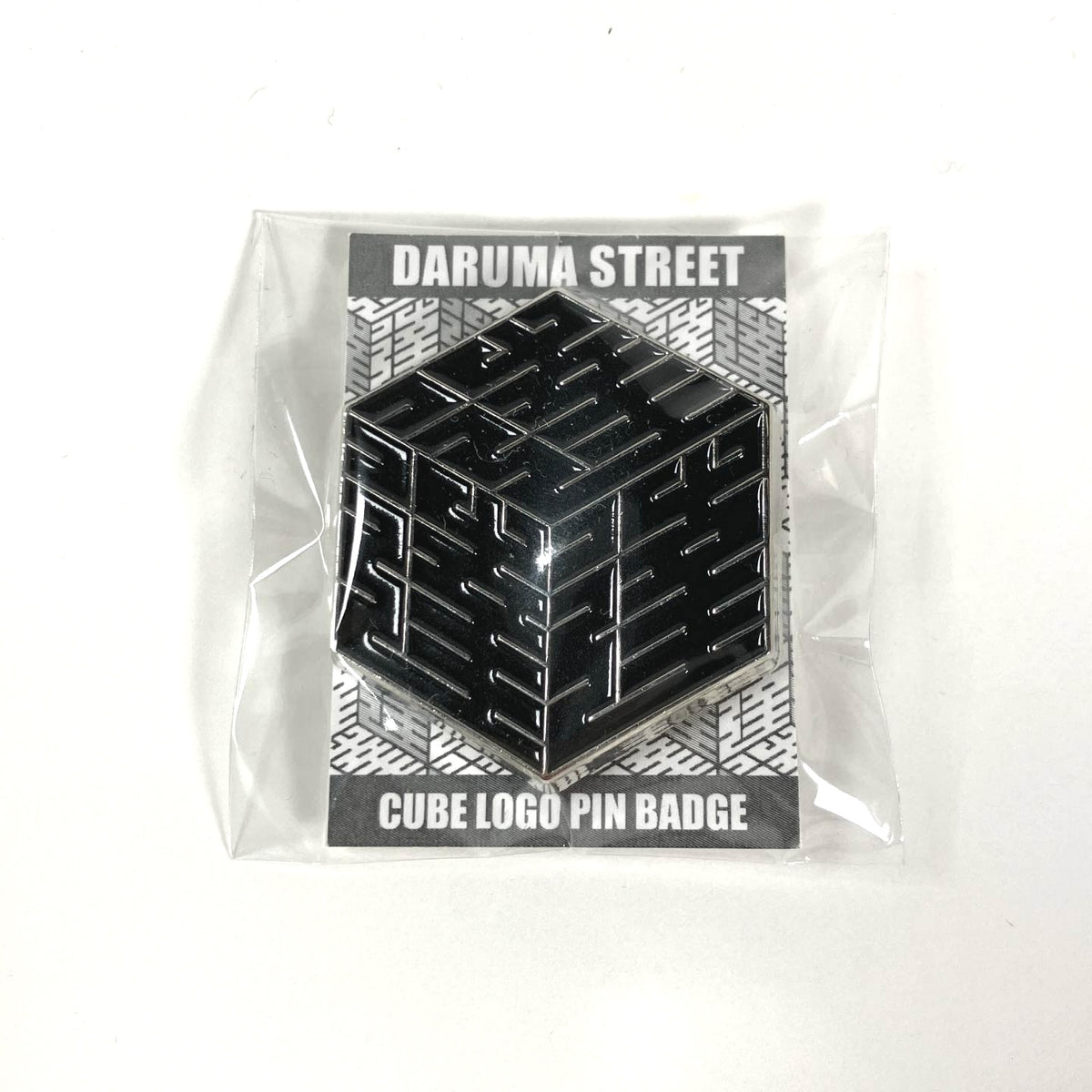 [Pre-Order] DARUMA STREET - Cube Logo Pin Badge