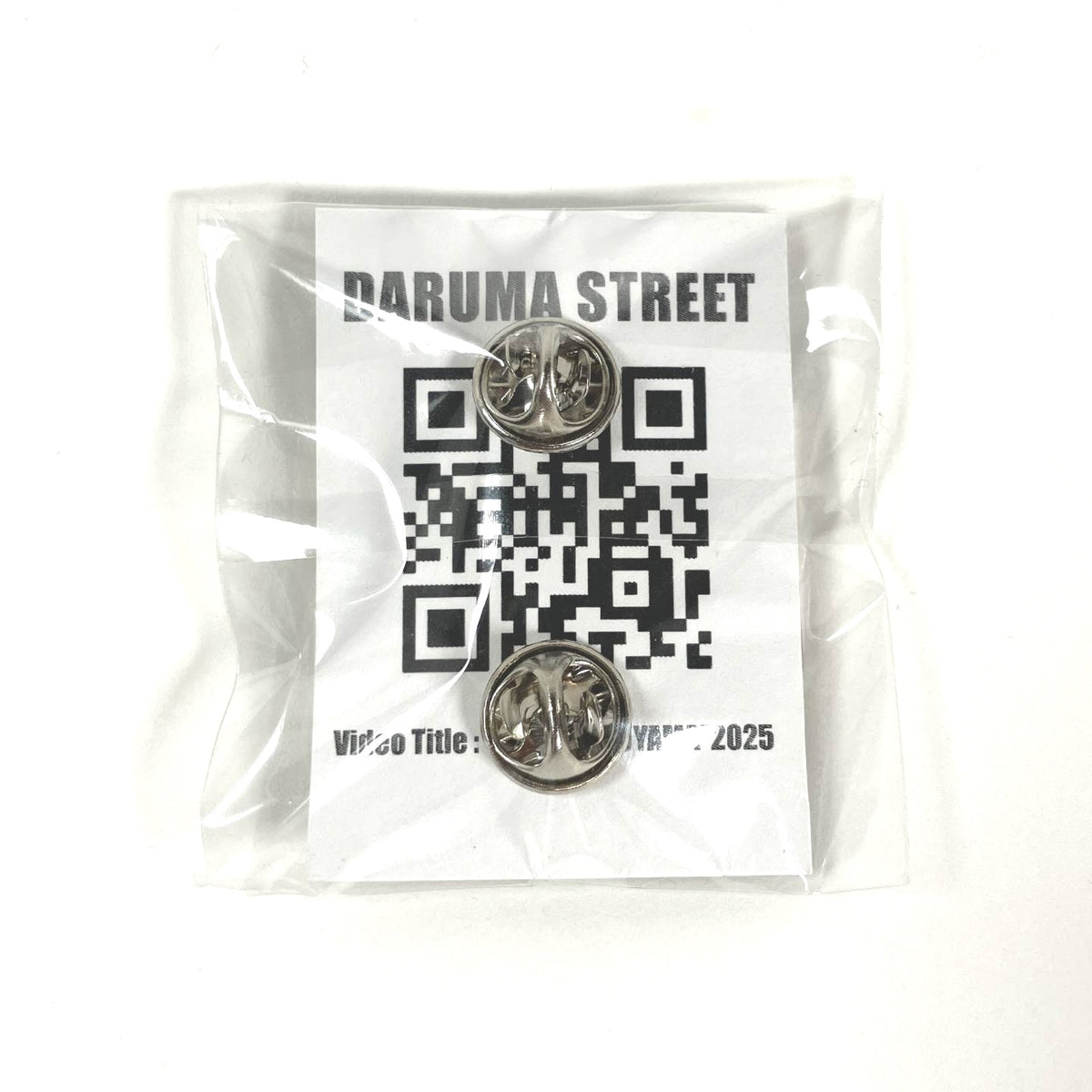 [Pre-Order] DARUMA STREET - Cube Logo Pin Badge