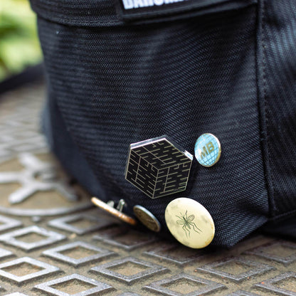 [Pre-Order] DARUMA STREET - Cube Logo Pin Badge