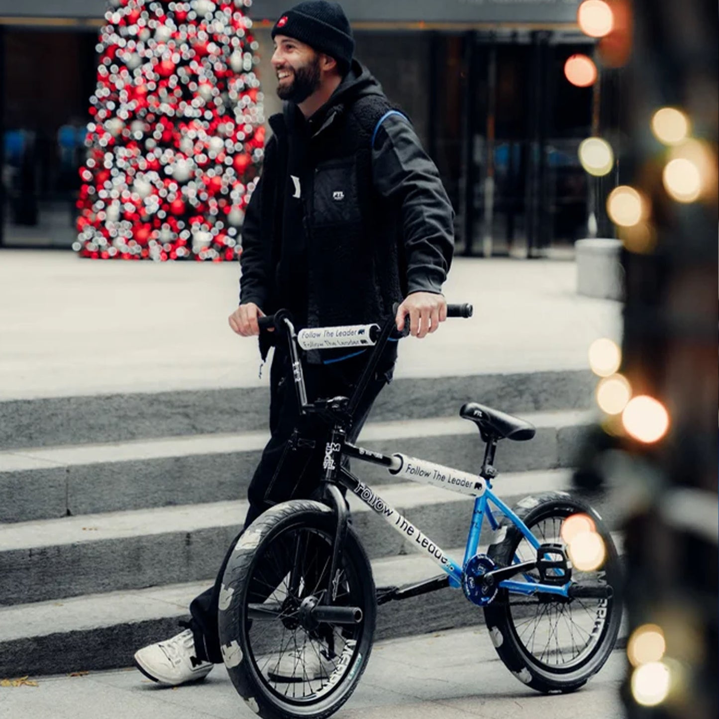 FTL - Follow The Leader Bicycle Pad/White