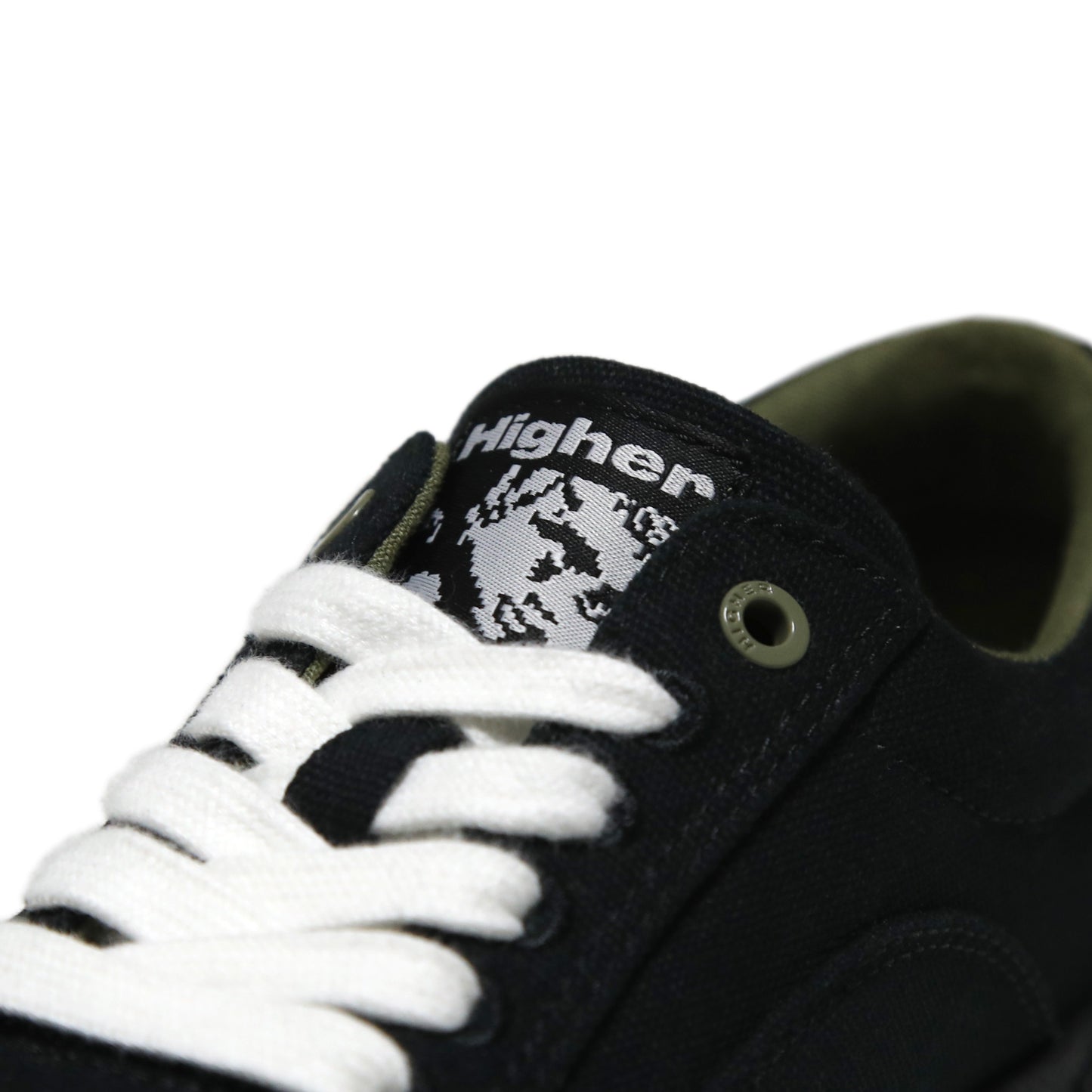HIGHER FOOTWEAR - Crypt Full Lace Canvas/Black
