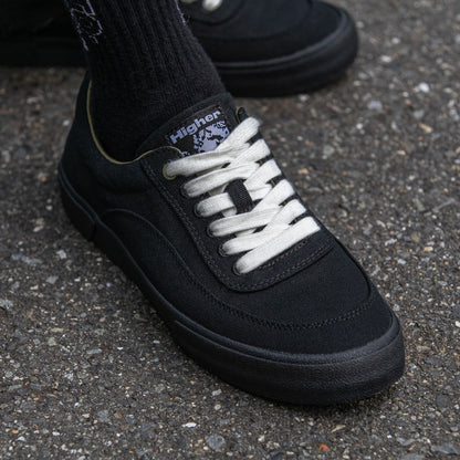 HIGHER FOOTWEAR - Crypt Full Lace Canvas/Black