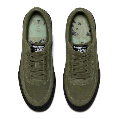 HIGHER FOOTWEAR - Crypt Full Lace Suede/Olive