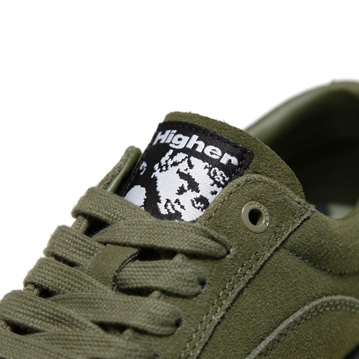 HIGHER FOOTWEAR - Crypt Full Lace Suede/Olive