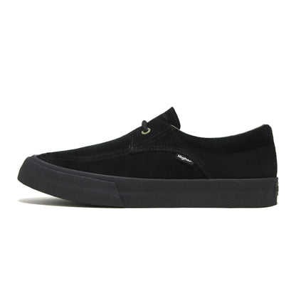 HIGHER FOOTWEAR - Salem Slip On Suede/Black