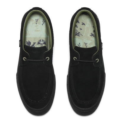 HIGHER FOOTWEAR - Salem Slip On Suede/Black