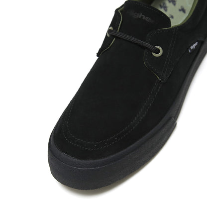 HIGHER FOOTWEAR - Salem Slip On Suede/Black