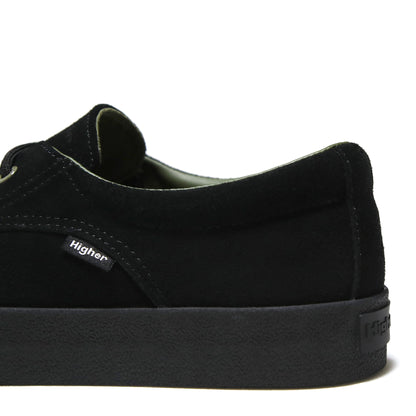 HIGHER FOOTWEAR - Salem Slip On Suede/Black